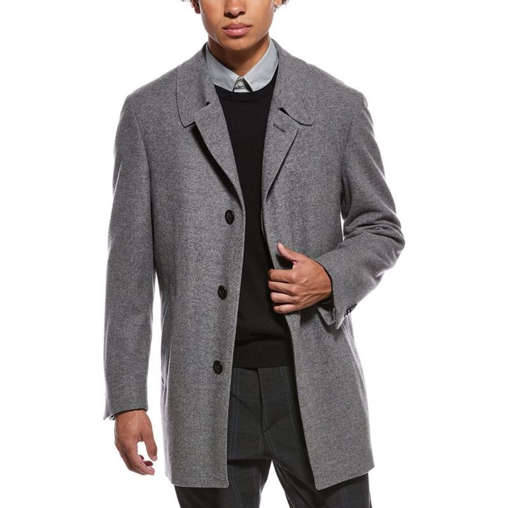 Canali Mens  Wool & Cashmere-Blend Blazer, Grey
